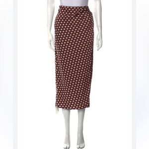 Jason Wu midi length brown skirt